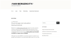 Desktop Screenshot of bergercity.de