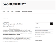Tablet Screenshot of bergercity.de